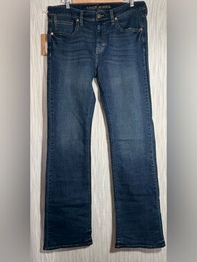 Cody James Men's Dark Blue Bootcut Jeans